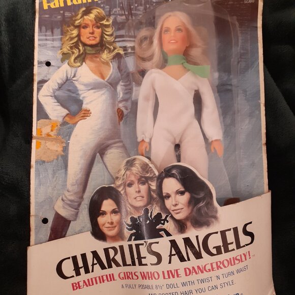 Charlie's Angels Farrah Fawcett as Jill Munroe 8 1/2" Doll Hasbro 1977 NRFB - Picture 2 of 15
